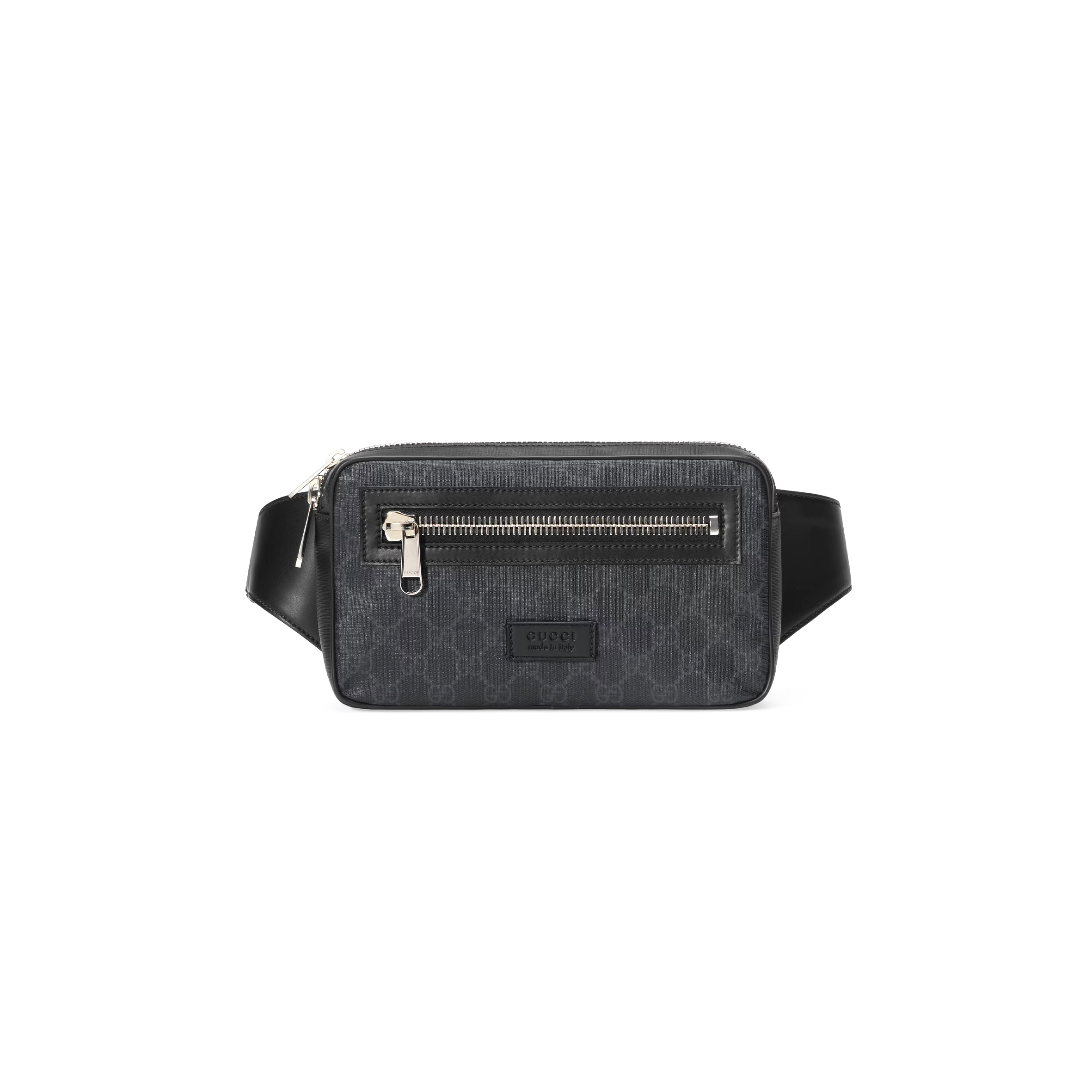 GUCCI GG BLACK SMALL BELT BAG ‎474293 (24*14*5.5cm)